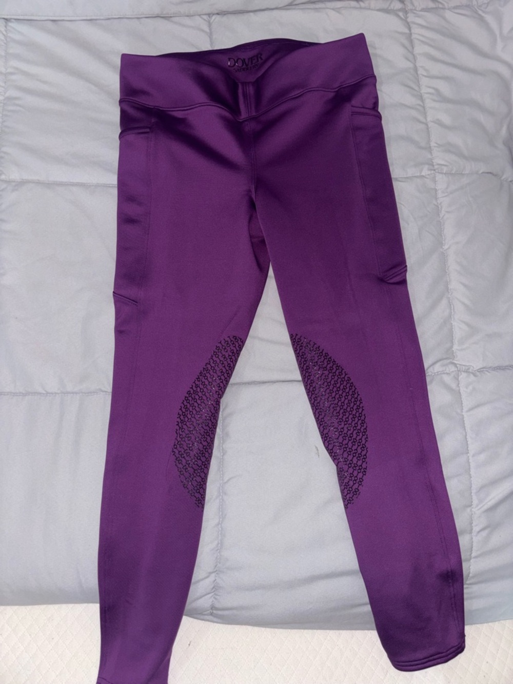 Dover Saddlery Purple Leggings